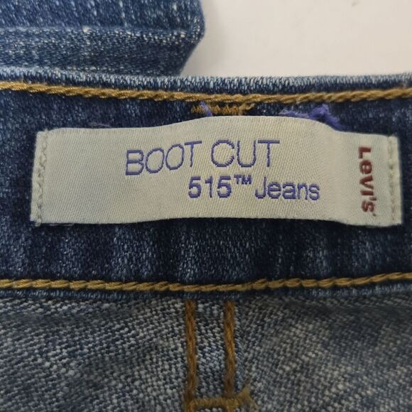 Levi's Bootcut 515 Midrise Denim Jeans Size 6 - Picture 4 of 7